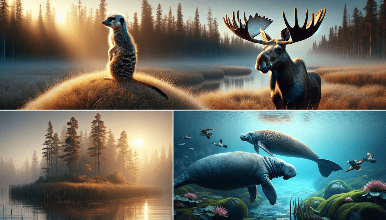 Mammifère M: meerkat, moose, manatee - Images HD de qualité pour Google.