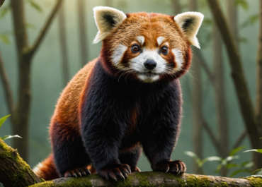Le panda roux peut-il se tenir debout ?