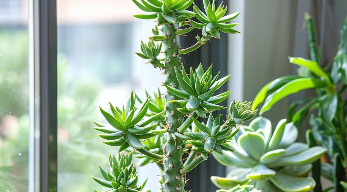 Euphorbia trigona : comment cultiver et entretenir cette plante succulente africaine chez soi