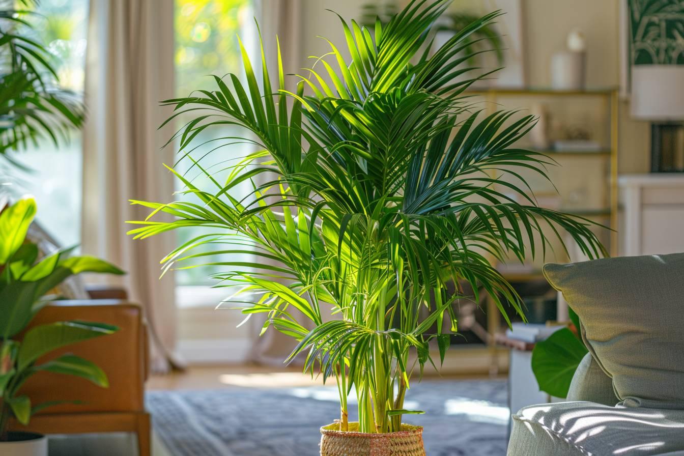 Areca palm dypsis lutescens : comment cultiver ce palmier d'intérieur tropical et élégant