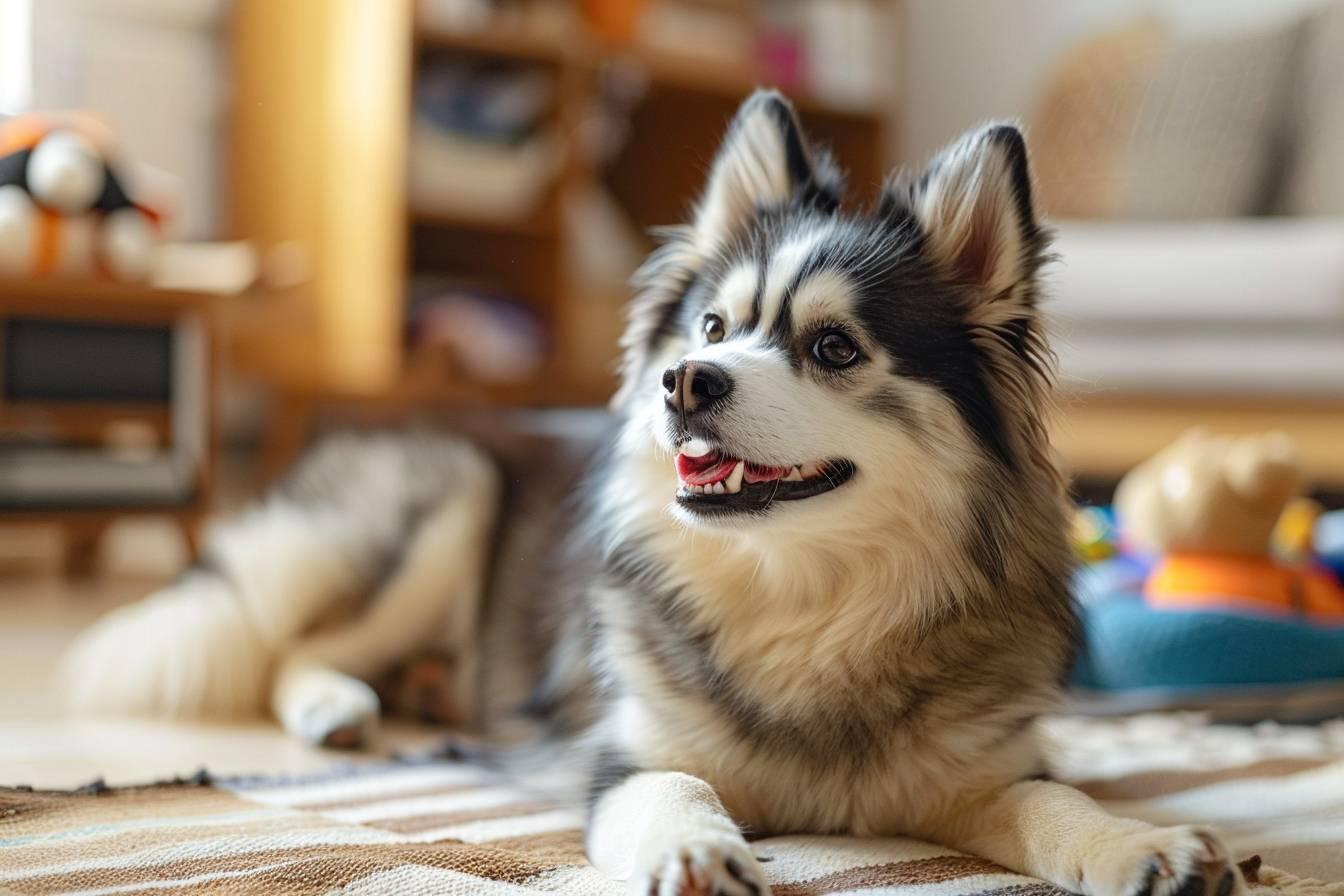 Pomsky F2 adulte : caractéristiques, entretien et prix du croisement Husky-Poméranien de seconde génération