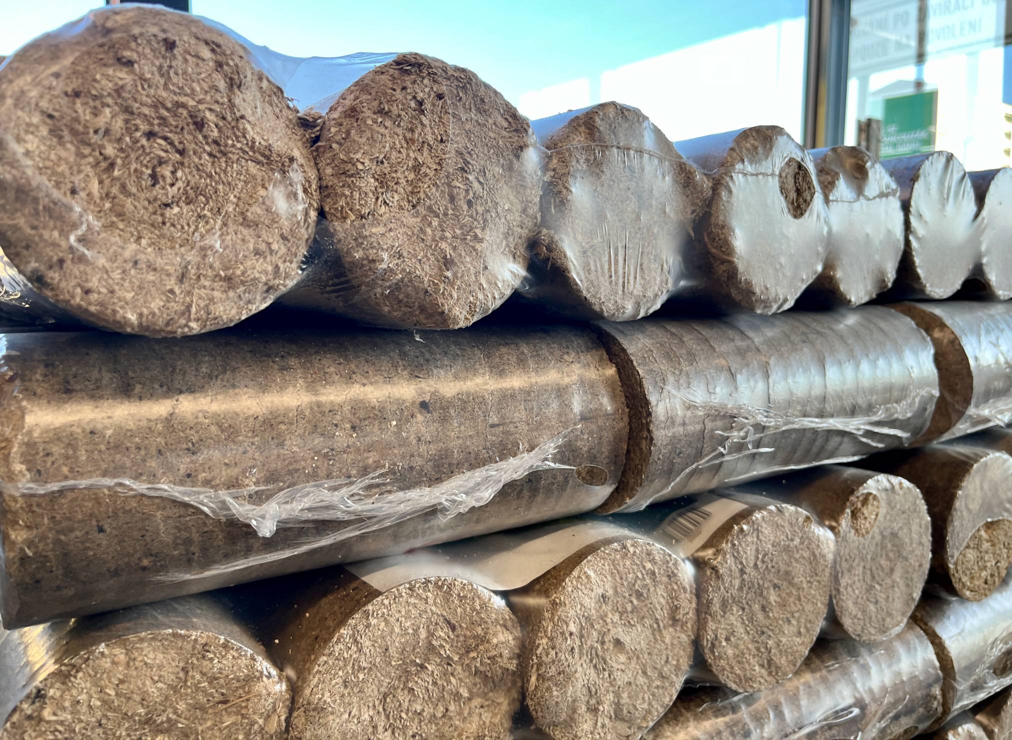bois compressé chauffage domestique
