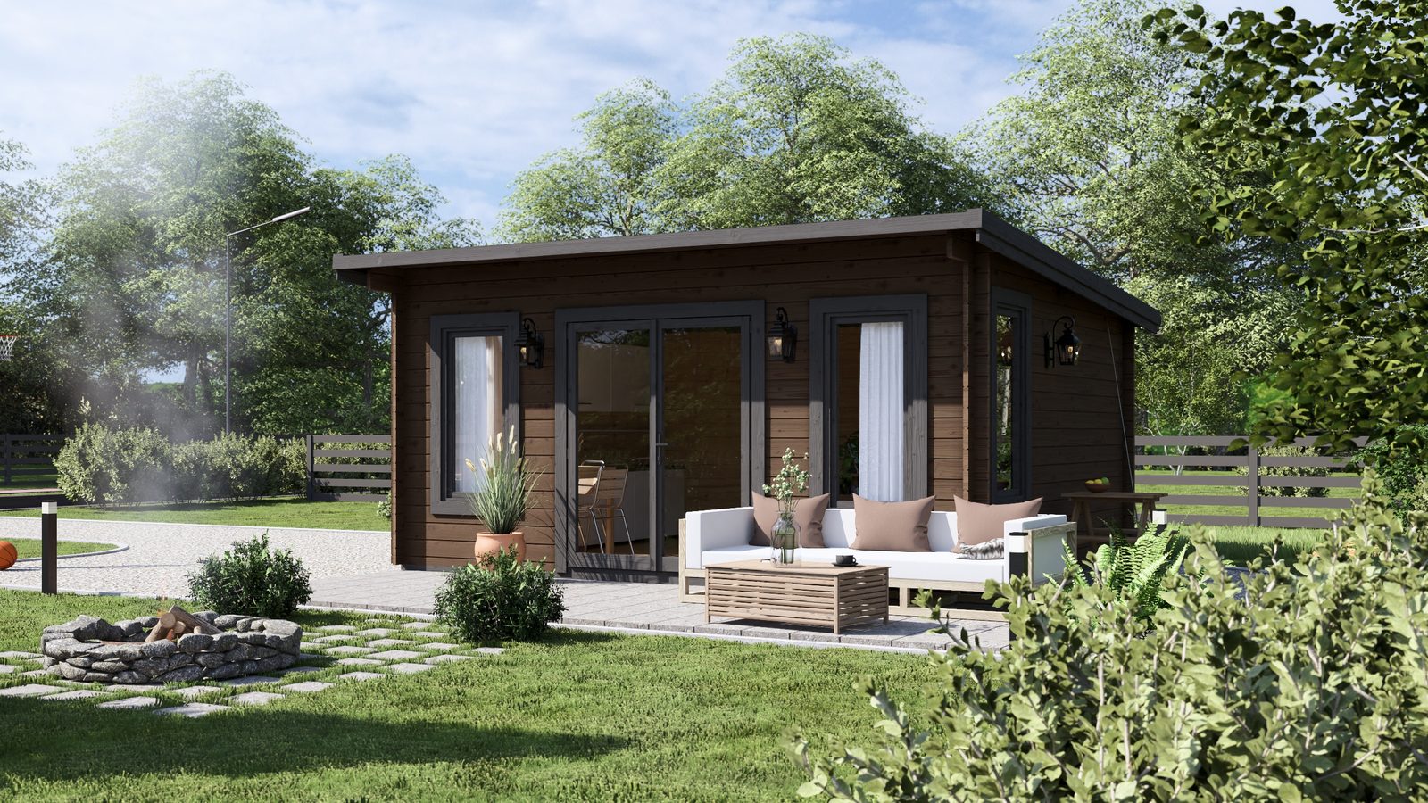 cabane de jardin en bois